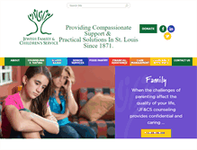 Tablet Screenshot of jfcs-stl.org
